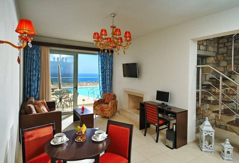 Вилла 1 Спальня Вид на Море, The Noverian Scenic Crete 5* Hilltop Villa Resort & Spa