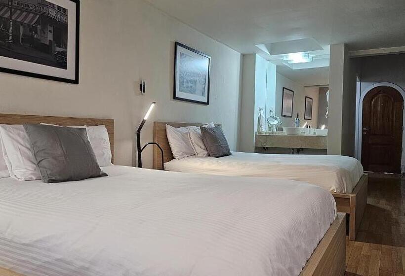 Quarto Estandar 2 Camas Casal, Casa Condesa Amatlan 84