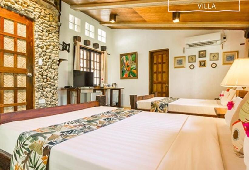 1침실 빌라 정원 전망, Oldwoods By The Sea Nature Resort   Pangasinan