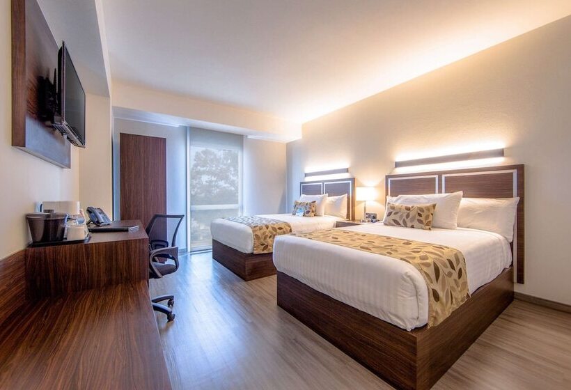 اتاق استاندارد با 2 تخت دوبل, Sleep Inn Guadalajara Galerias