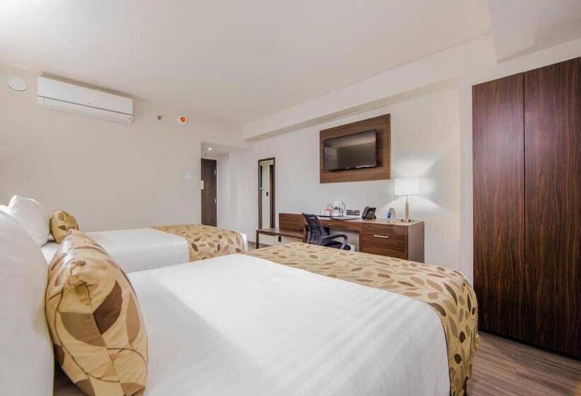 اتاق استاندارد با 2 تخت دوبل, Sleep Inn Guadalajara Galerias