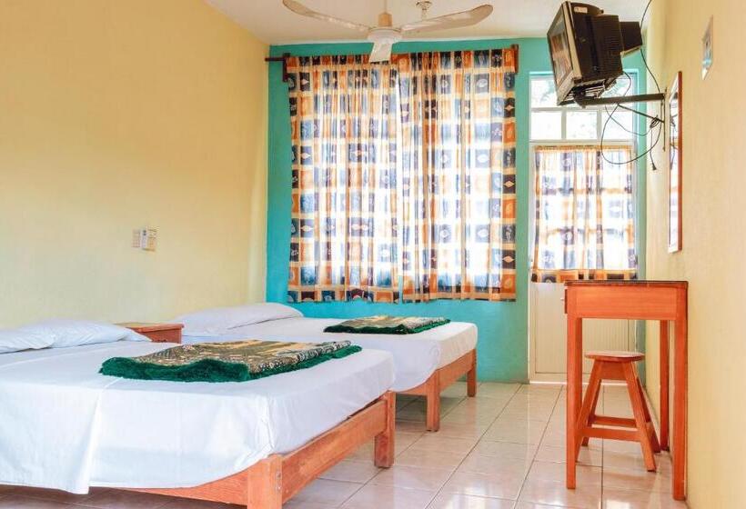 Quarto Quadruple Standart com Varanda, Lekami