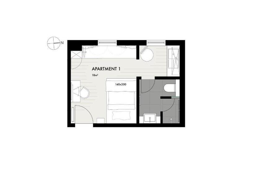 Номер Deluxe Одноместный, Konrads Limburg   Hotel & Gästehaus