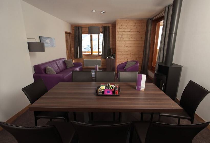 آپارتمان 3 خوابه, Résidence Le Chalet Du Mont Vallon