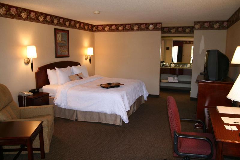 带大床的标准间, Hampton Inn Dandridge