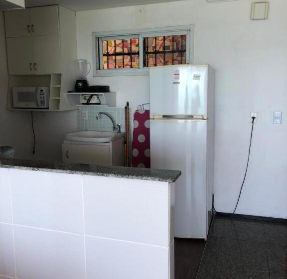 침실 1개 바다 전망 아파트, Flat Vista Completa Beira Mar