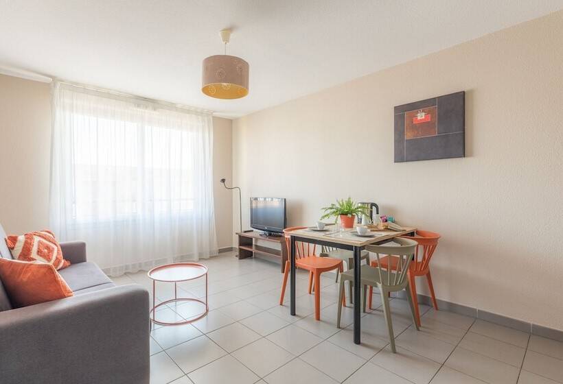 Апартаменты 1 Спальня, Appart City Confort Toulouse Aéroport Cornebarrieu
