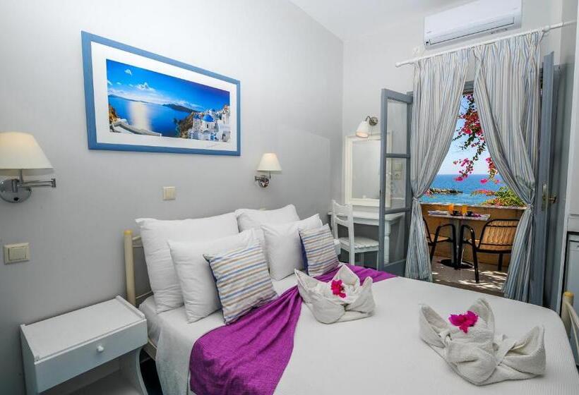 اتاق استاندارد با بالکن و چشم‌انداز دریا, Nostos Beach