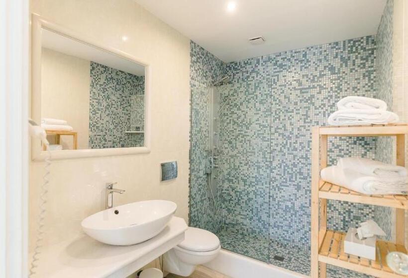 带2个卧室的套房, Paliomylos Spa