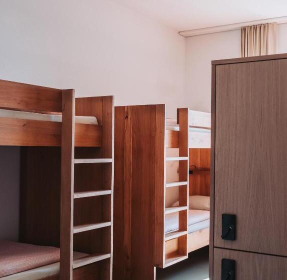 تختخواب در اتاق مشترک, Montreux Youth Hostel