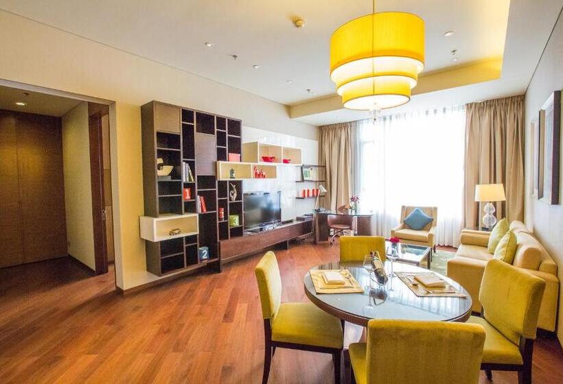 آپارتمان 1 خوابه, Marriott Executive Apartment Tianjin Lakeview