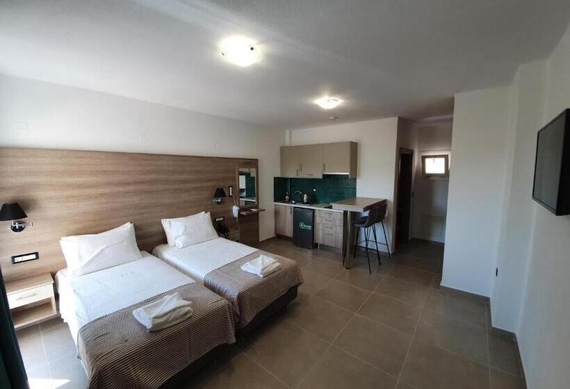 اتاق استاندارد با چشم‌انداز دریا, Elounda Sunrise Apartments