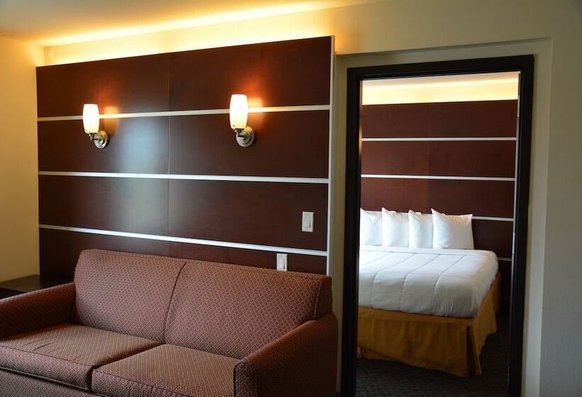 带大床的套房, Days Inn & Suites By Wyndham Milwaukee