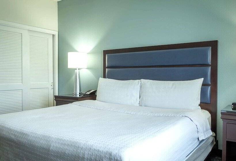 带大床的套房, Homewood Suites By Hilton Miami Airport West