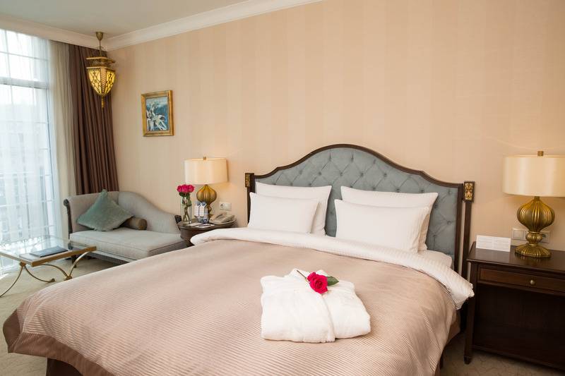اتاق دلوکس با چشم‌انداز پارک, Rixos Almaty