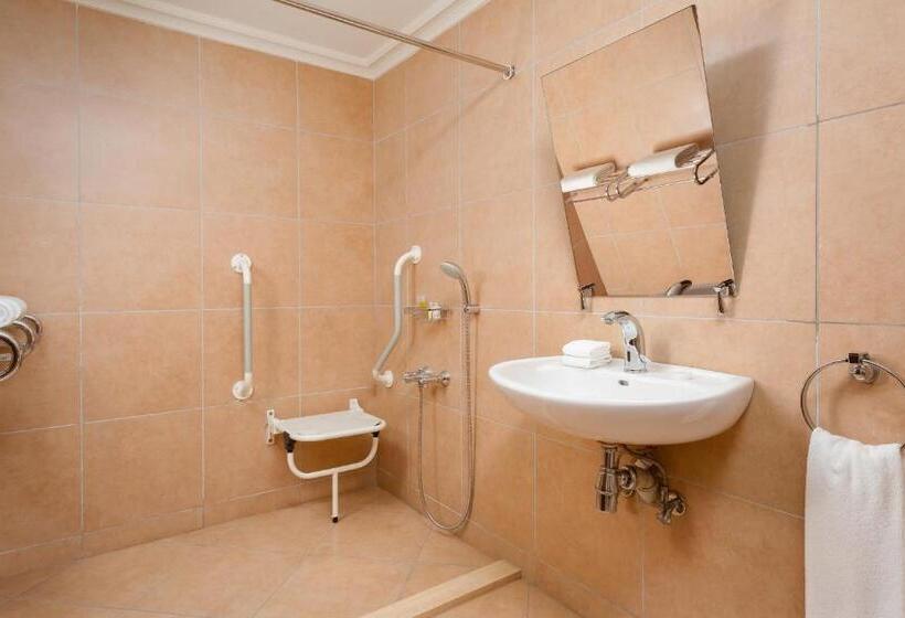اتاق دلوکس با تخت کینگ و چشم‌انداز شهر, Rixos Almaty
