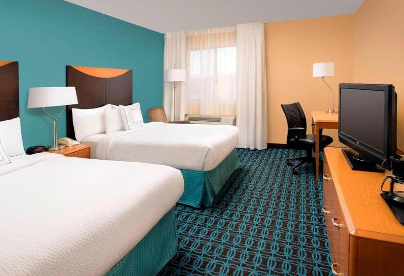 ２ダブルベッドのスタンダードルーム, Fairfield Inn & Suites By Marriott Albuquerque Airport