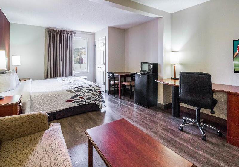 キングサイズベッドのデラックスルーム, Red Roof Inn Etowah – Athens, Tn