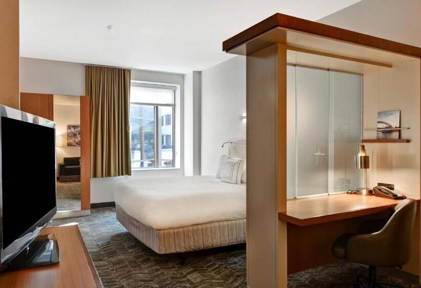 Студио Стандарт Кровать Кинг, Springhill Suites By Marriott Cincinnati Midtown