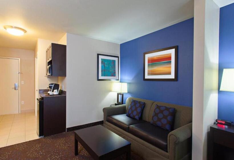 带大床的套房, Holiday Inn Express & Suites Tacoma Downtown, An Ihg