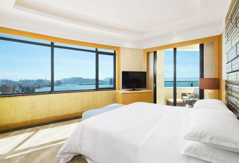 غرفة قياسية سرير مزدوج مطلة على البحر, Four Points By Sheraton Hainan, Sanya
