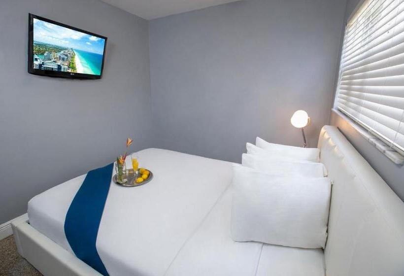 חדר סטנדרט עם מיטת קומתיים, Hollywood Beach Suites And