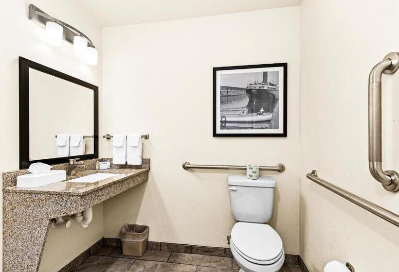 장애인을 위한 킹사이즈 침대 스탠다드 룸, Cobblestone Hotel & Suites International Falls