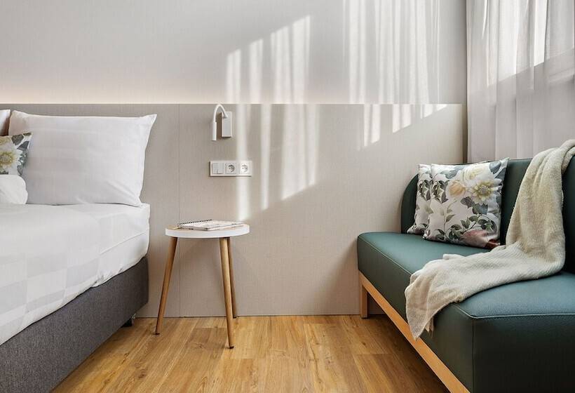 스탠다드 싱글 룸, Hey Lou Hotel Karlsruhe Messe