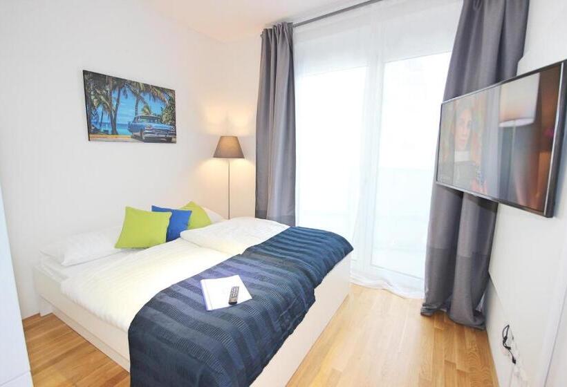 آپارتمان 1 خوابه با بالکن, Apart Hotel Messe Munich   My Room Apartments