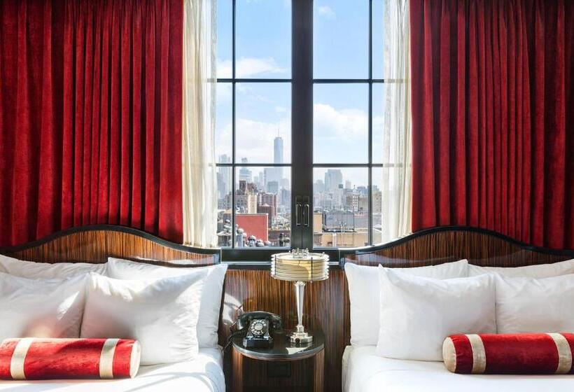 اتاق استاندارد با 2 تخت دوبل, Walker Hotel Greenwich Village