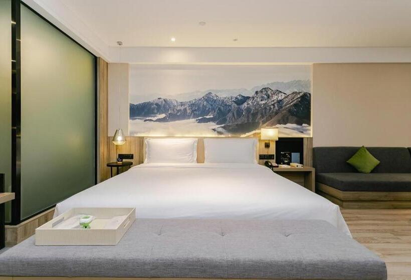 اتاق استاندارد با تخت بزرگ, Atour Hotel Chengdu Shuangliu International Airport