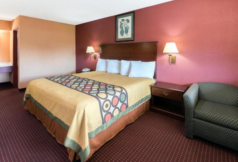 Quarto Estandar Cama King para Deficientes Físicos, Super 8 By Wyndham Strongsville/cleveland