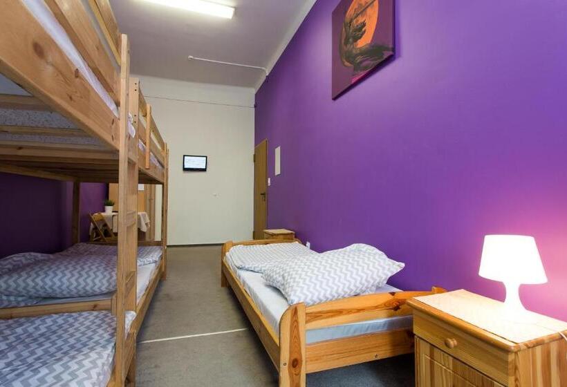 Кровать в Многоместном Номере с Общей Ванной, Moon Hostel Warszawa