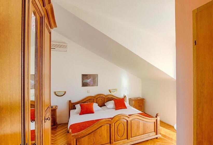 اتاق استاندارد با بالکن و چشم‌انداز دریا, Bed & Breakfast Senator