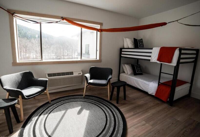 キングサイズベッドのデラックスルーム, Loge Leavenworth Downtown