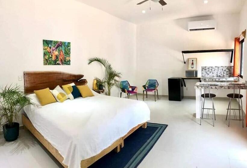 キングサイズベッドのスタンダードルーム, Villas Chital Bacalar