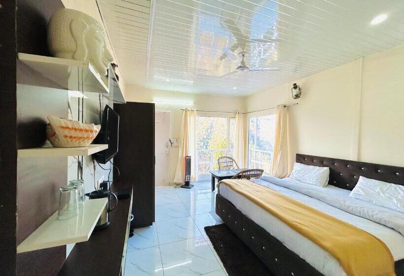 带大床的标准间, In Apple Estate Kanatal   Himalayan View Resort With Courteous Staff