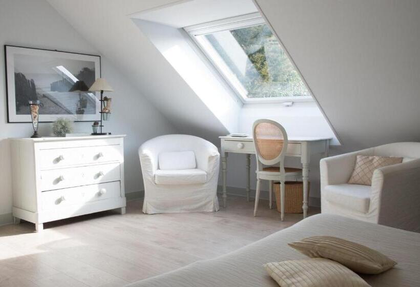 اتاق استاندارد با چشم‌انداز, Villa Flore Chambres D Hotes