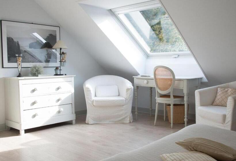اتاق استاندارد با چشم‌انداز, Villa Flore Chambres D Hotes