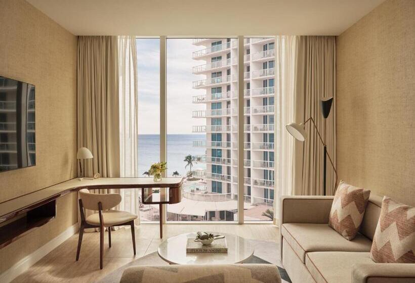 キングサイズベッドのスイートルーム, Four Seasons Hotel And Residences Fort Lauderdale