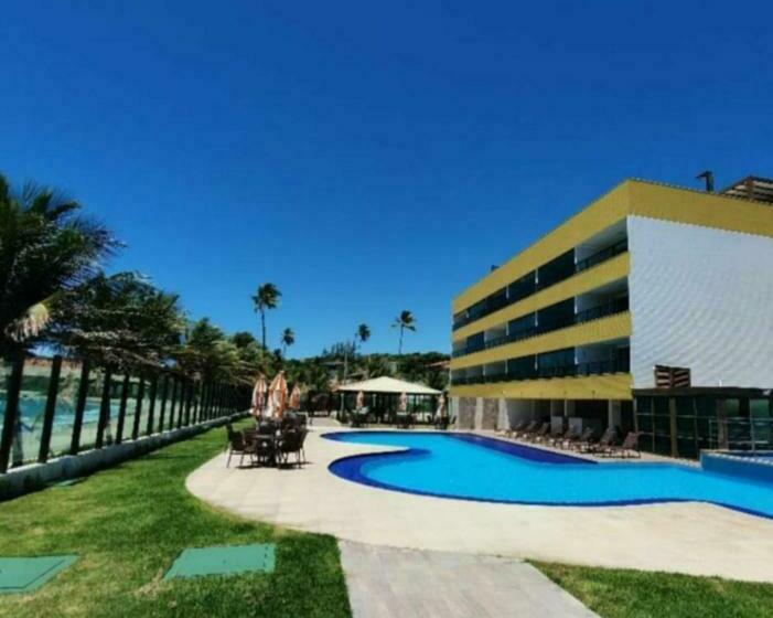 آپارتمان 1 خوابه با چشم‌انداز دریا, Life Tabatinga Beach Flat Com Wi Fi