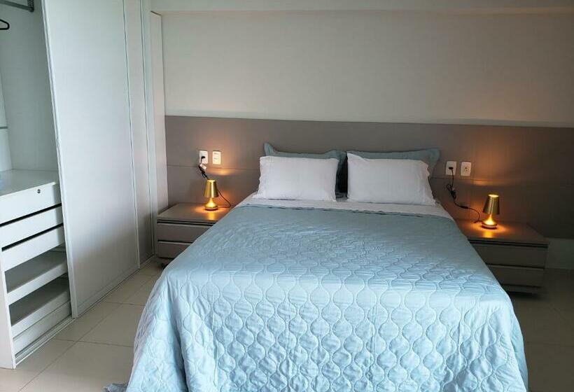 آپارتمان 1 خوابه با چشم‌انداز دریا, Life Tabatinga Beach Flat Com Wi Fi