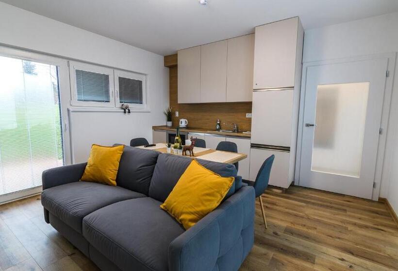 Апартаменты Deluxe 1 Спальня, Apartmány Nmnm Rezidence Nad Městem