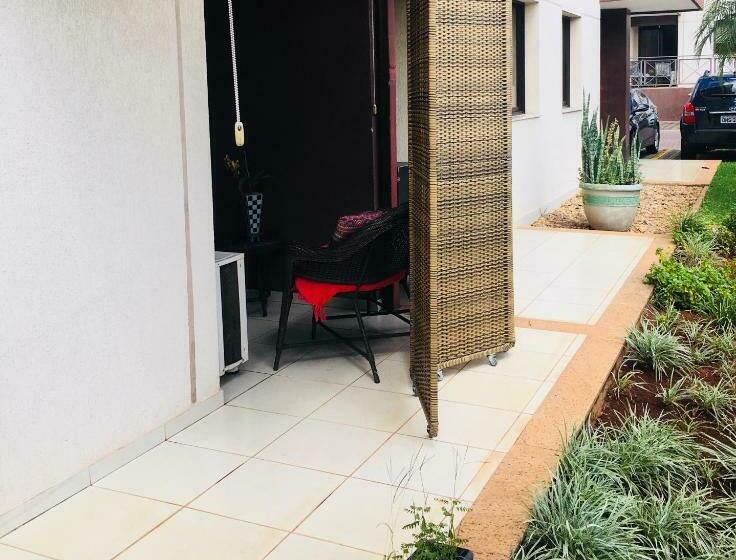 带1个卧室带花园景观的公寓, Life Resort   Flat Aconchegante