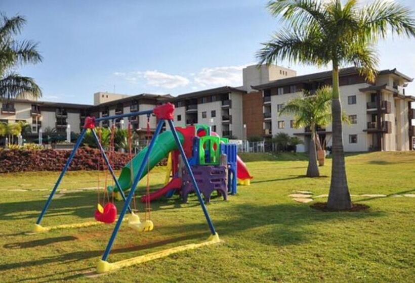 带1个卧室带花园景观的公寓, Life Resort   Flat Aconchegante