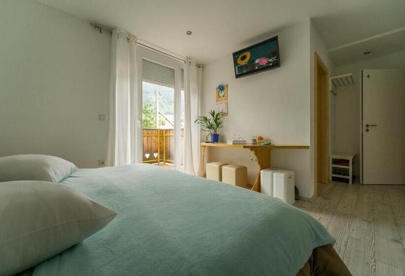 اتاق استاندارد چهارنفره با بالکن, Aparthotel Pr  Jakapč