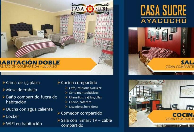 تختخواب در اتاق مشترک, Casa Sucre Hostel Ayacucho