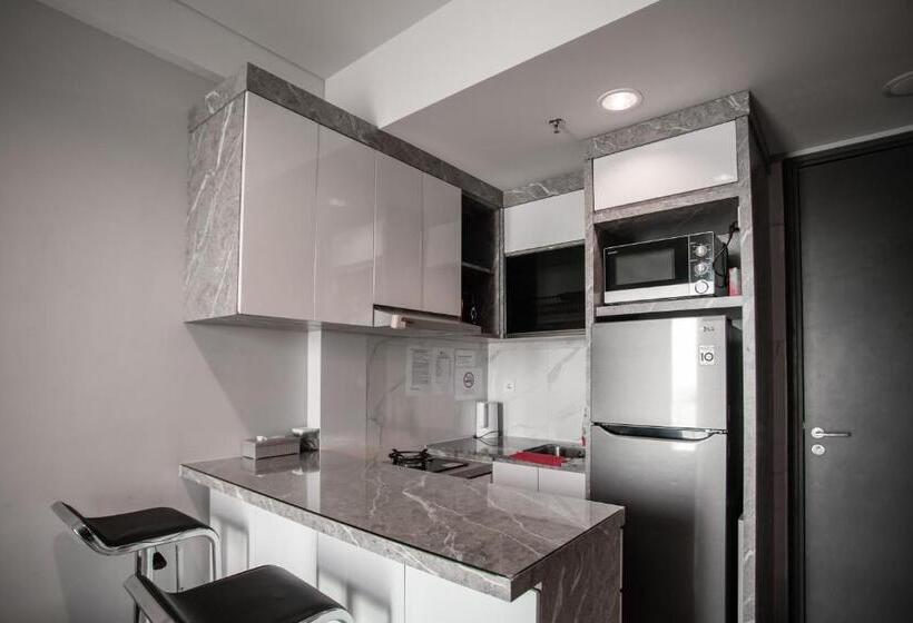 آپارتمان 1 خوابه با چشم‌انداز استخر, Palam Mansion At Apartment One Residence