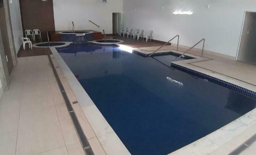 景色の見える一ベッドルームアパートメント, Flat No Apart Hotel Cavalinho Branco Com Piscina Aquecida 1d8