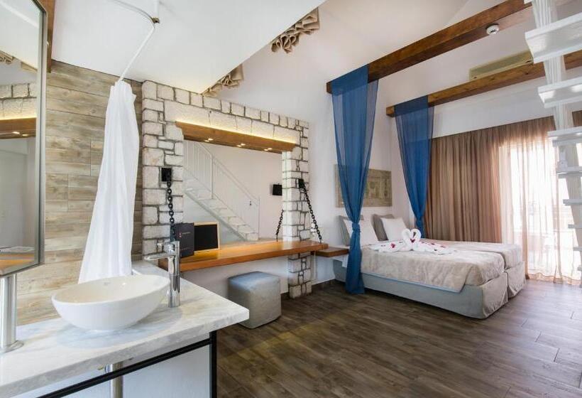 اتاق لوکس چهار تخته, Lindos View